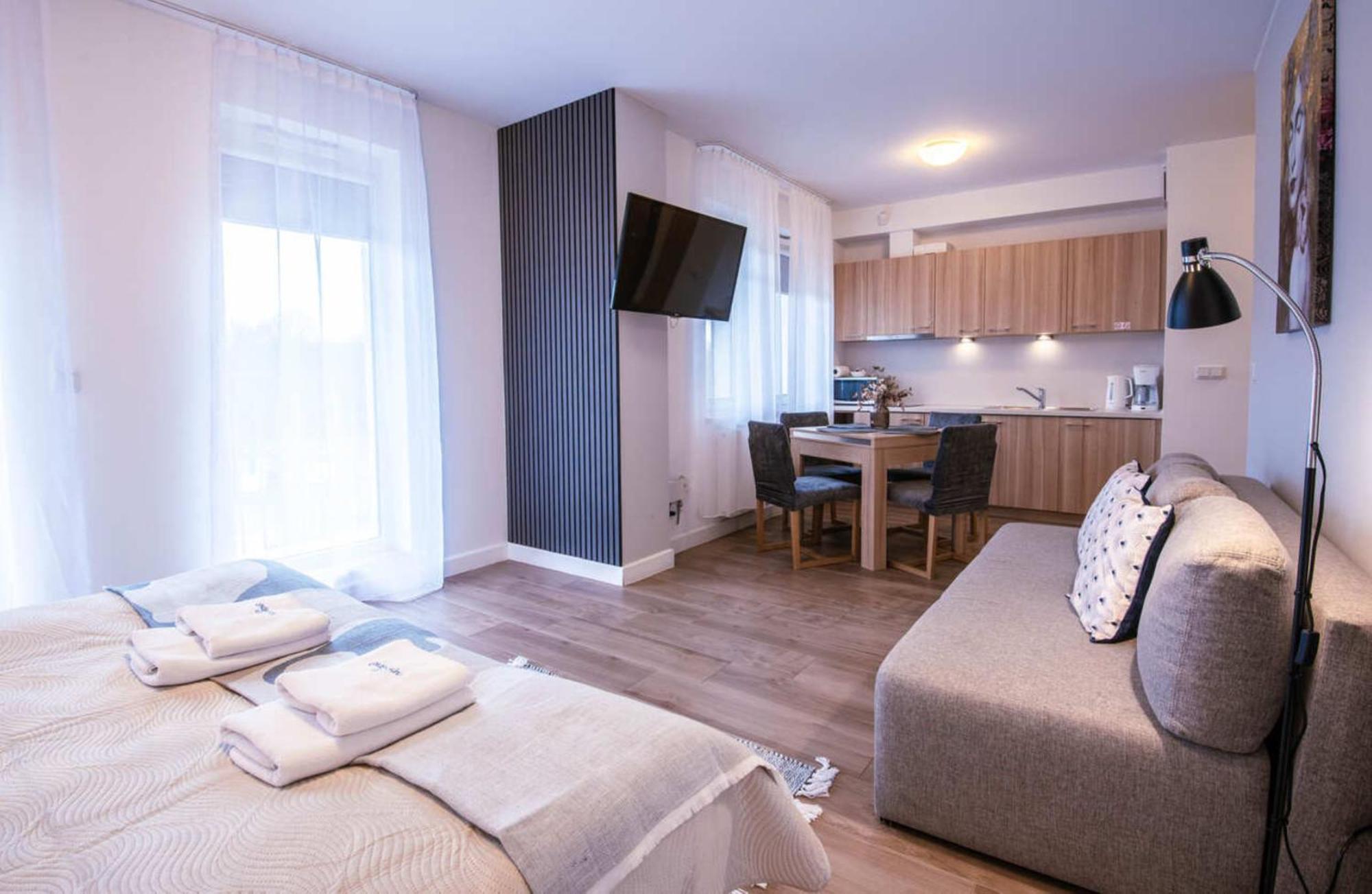 Apartamenty Na Wyspie - Aquamarina - Parking シフィノウイシチェ エクステリア 写真